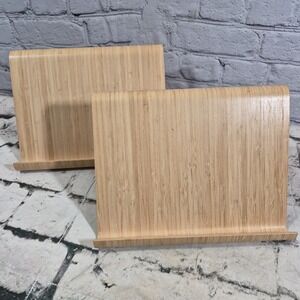 Ikea Vivalla Bamboo Stand / Holder iPad Tablet Cook Book Magazine Lot Of 2